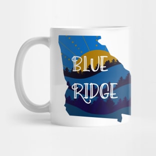 The Sun Rises on Blue Ridge Georgia Print Mug